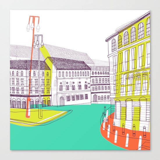 Urban Life II Canvas Print