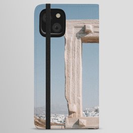 Portara to Greece | Temple of Apollo on the Island of Naxos, Cycladic Islands | Summer Travel Photography iPhone Wallet Case