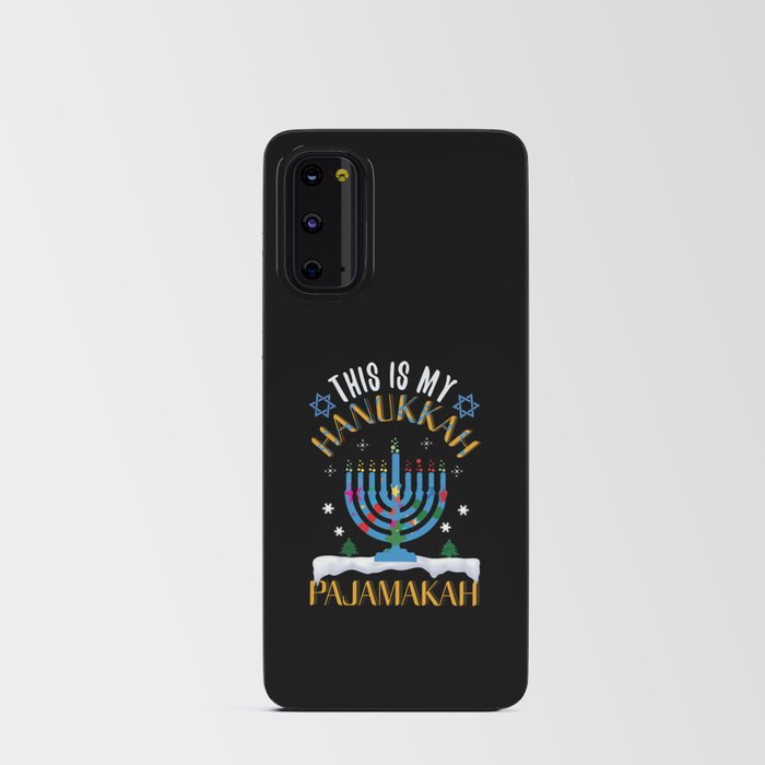 Christmas This My Hanukkah Pajamakah Menorah 2021 Android Card Case