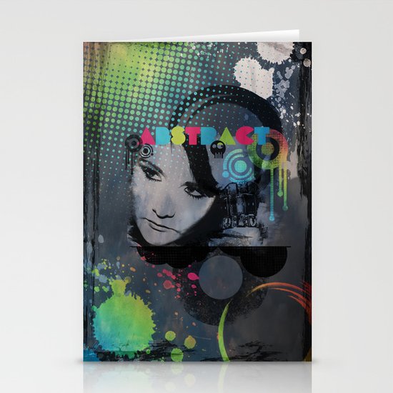 Abstract Vision Stationery Cards