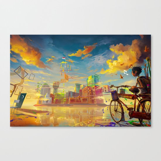 Life Style ! Canvas Print