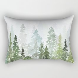 Lost in a woods Rectangular Pillow