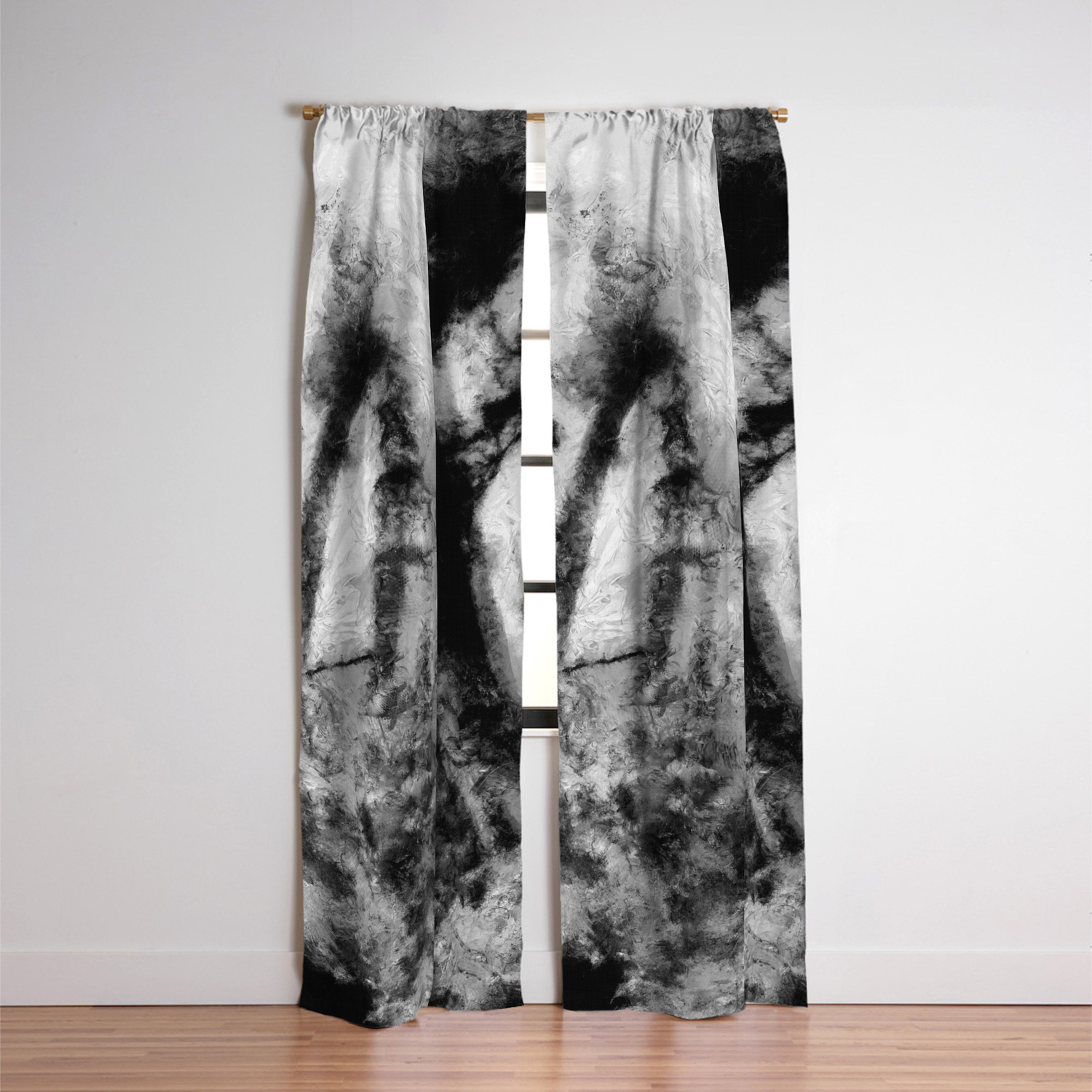 Abstract Misty Forest Painting Hvhdbw Blackout Curtain By Gxp Design Society6
