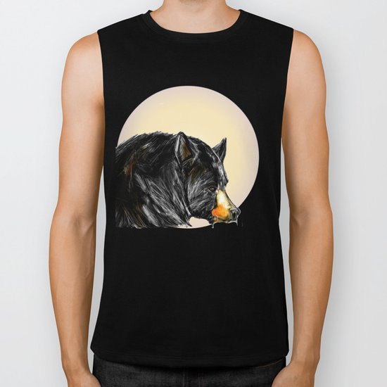 Black Bear Biker Tank
