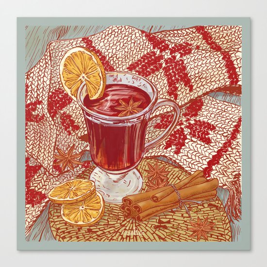 Mulled wine Canvas Print