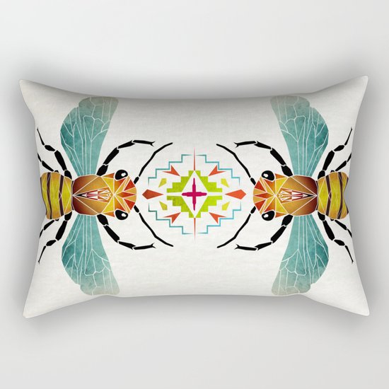 bee Rectangular Pillow
