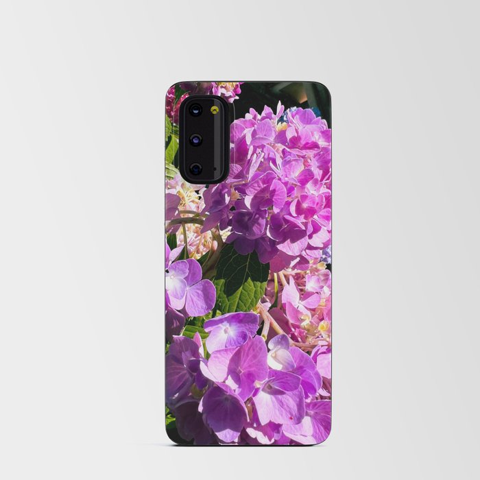 Pink Hydrangea Android Card Case