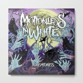 MIW Creatures Metal Print | Motionless, Watercolor, White, In, Music, Band, Goth, Digital, Graphicdesign, Raven 