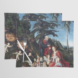 Lucas Cranach The Rest on the Flight into Egypt (1540) Placemat