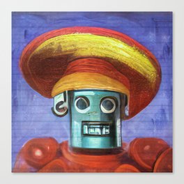 Mexican robot AI painting Canvas Print