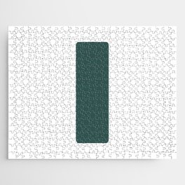 l (Dark Green & White Letter) Jigsaw Puzzle