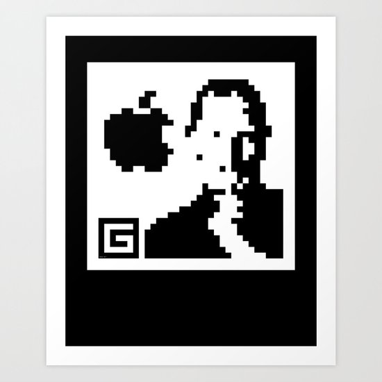 QR- Jobs Art Print