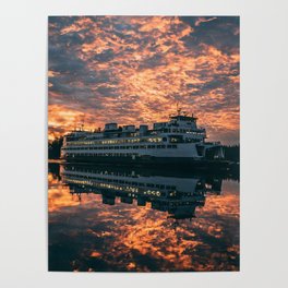 Friday Harbor Ferry Poster