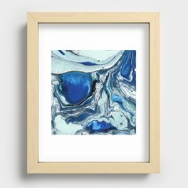 Fluidity - collaboration with Denise Naparla Recessed Framed Print