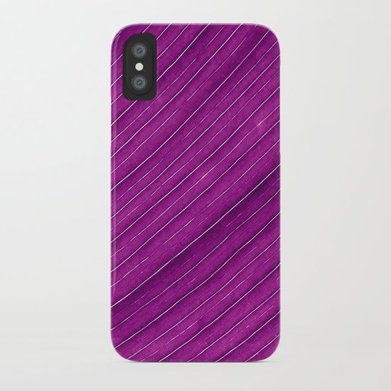 purple banana leaf iPhone Case