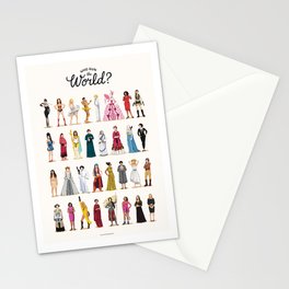 Who Run the World Stationery Card
