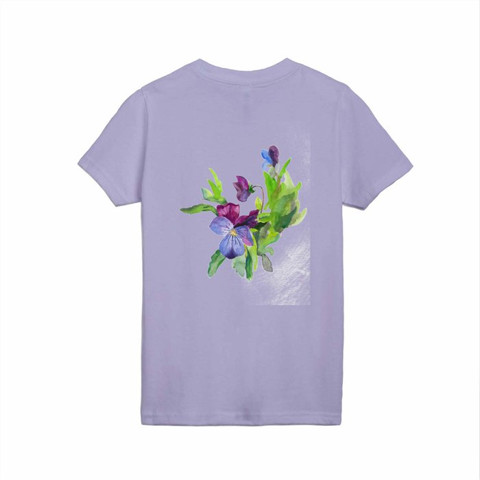 Olga- Flowers & Such Kids T Shirt