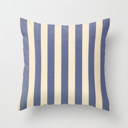 Cobalt Stripe B Throw Pillow