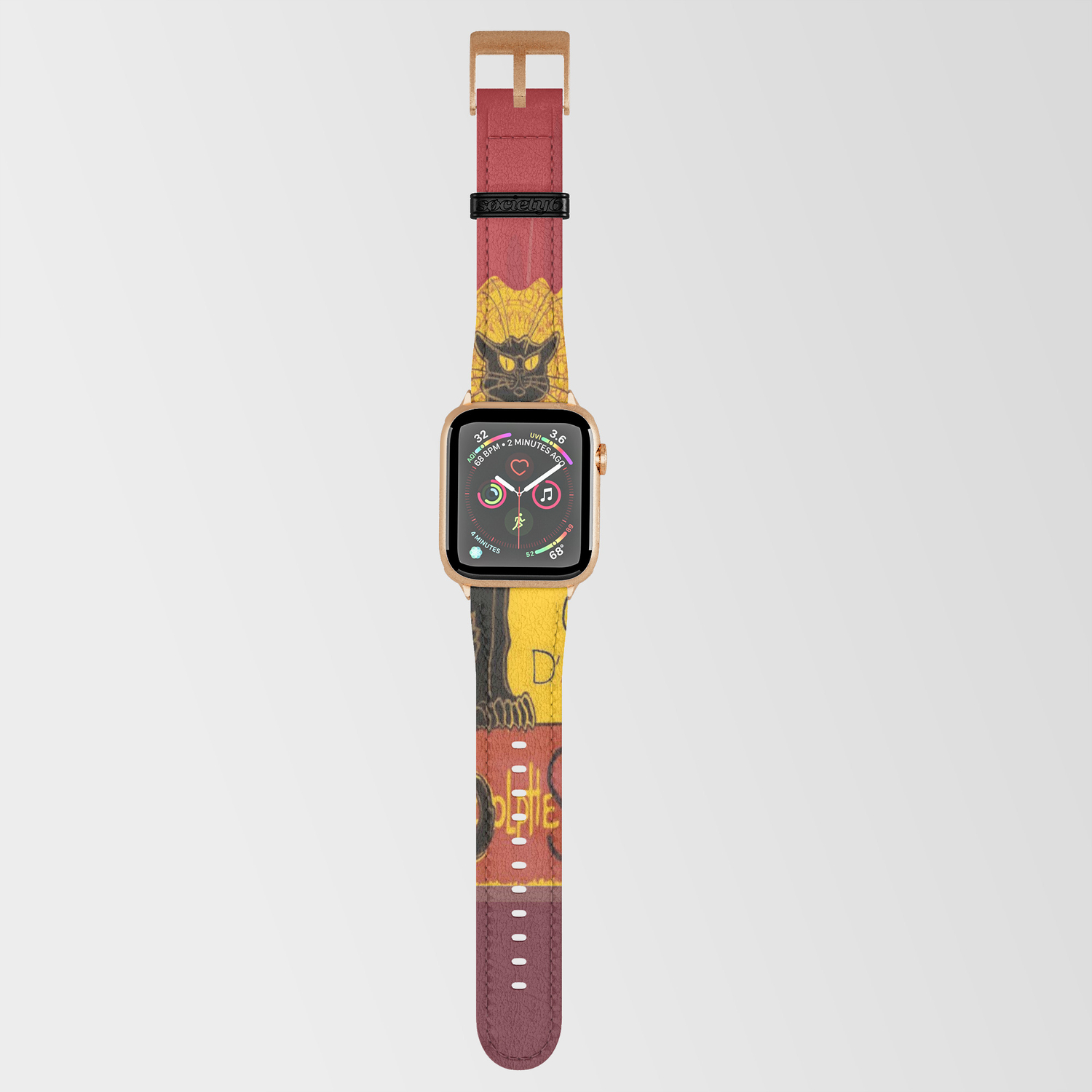 Le Chat Noir DAmour Theatre Stage Apple Band by taiche | Society6