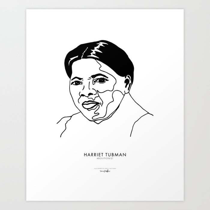 Harriet Tubman Art Print By Jhdesigns Society6