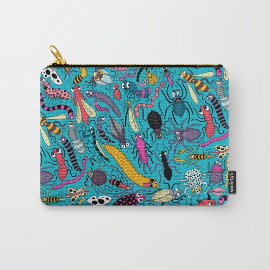 Bug Pattern Carry-All Pouch