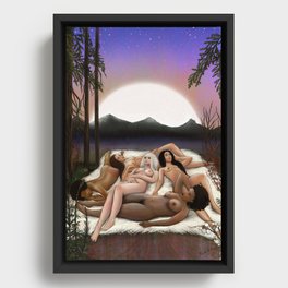 Forest Nymphs  Framed Canvas