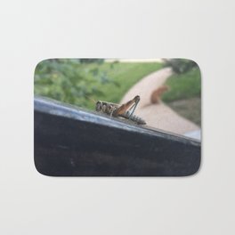 Grasshopper on a Rail Bath Mat