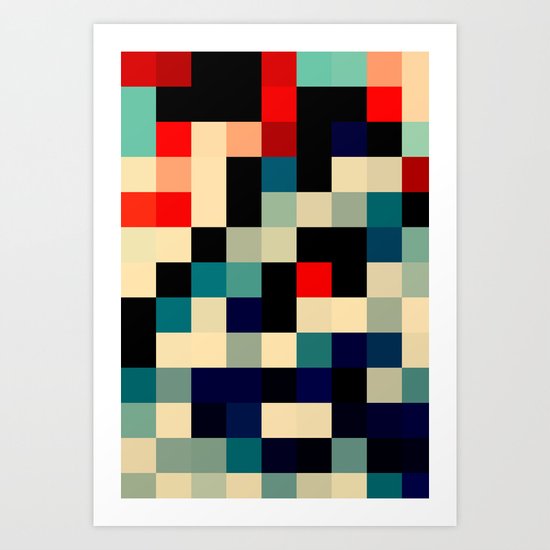 Patchwork II Art Print