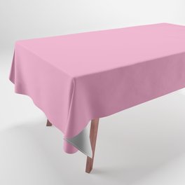 Kobi Pink Solid Color Popular Hues - Patternless Shades of Pink Collection - Hex Value #ec9ec0 Tablecloth