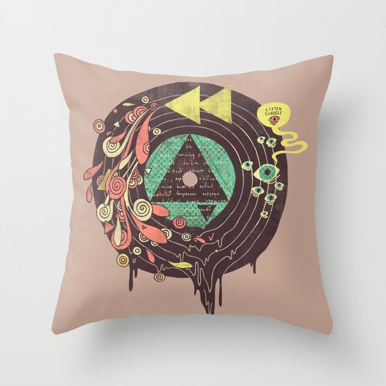 Subliminal Throw Pillow