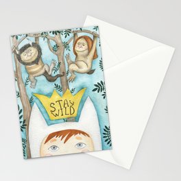 Stay wild // Where the wild things Stationery Cards