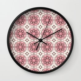 Pink Blossoms 2 Wall Clock