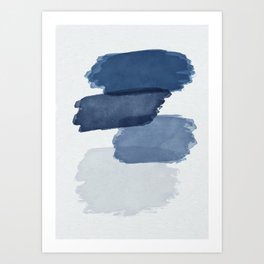 Soft Shapes 5 Art Print