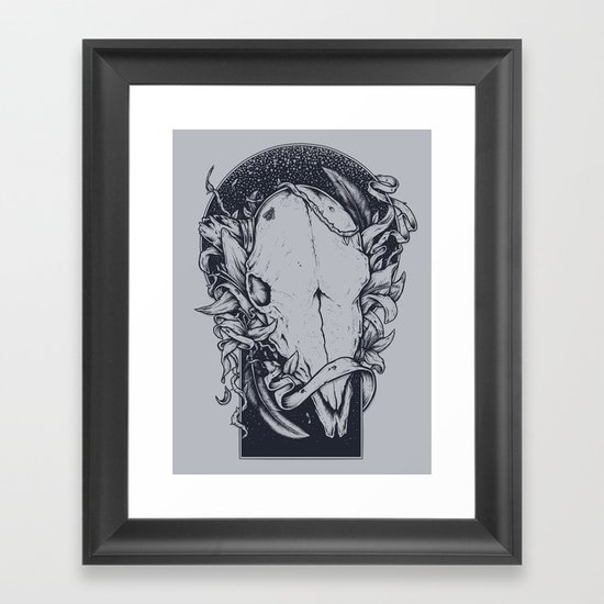 Mind the night Framed Art Print