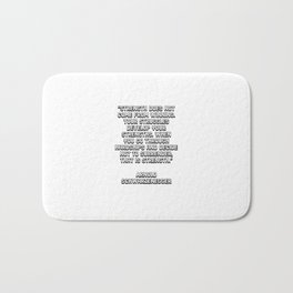 Your struggles develop your strengths Bath Mat | Resilient, Graphicdesign, Selfimprovement, Motivation, Positive, Empowering, Tough, Resilience, Motivational, Courage 