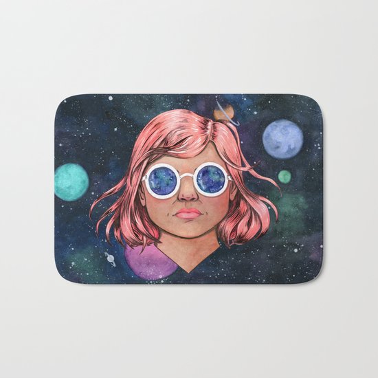 The Universe In Your Eyes Bath Mat