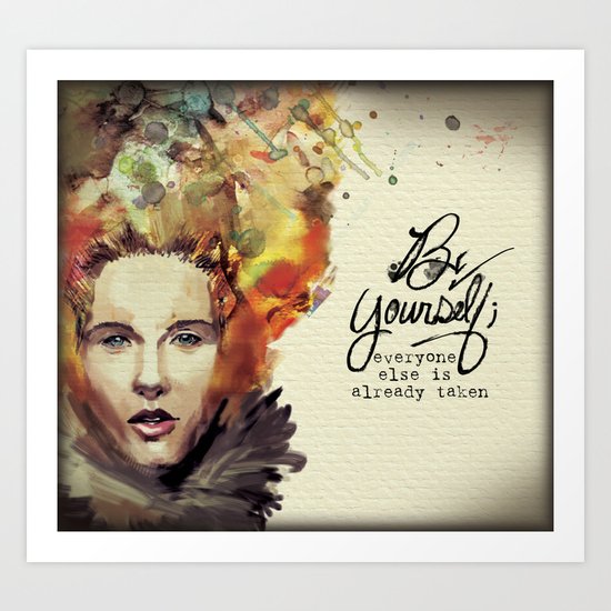 Be Yourself Art Print