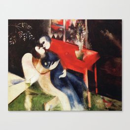 Marc Chagall The Lovers Canvas Print