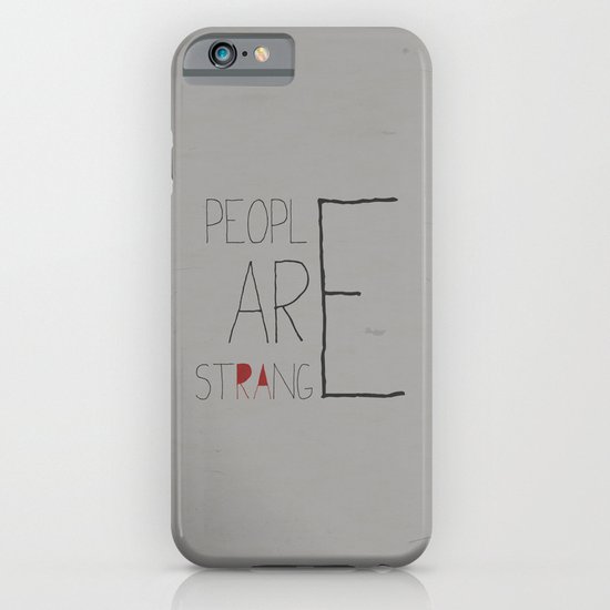 People Are Strange iPhone & iPod Case