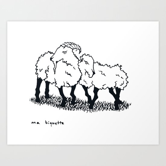 Ma Biquette Art Print