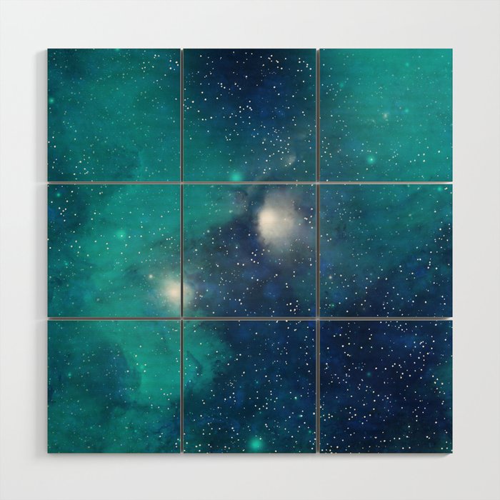 Kari Nebula Wood Wall Art