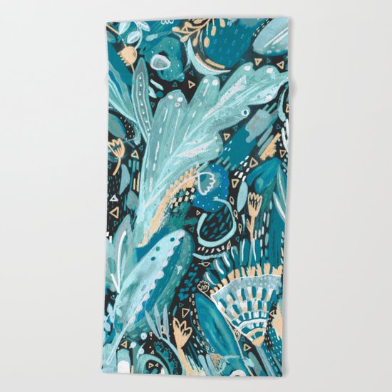 Night Shades Beach Towel