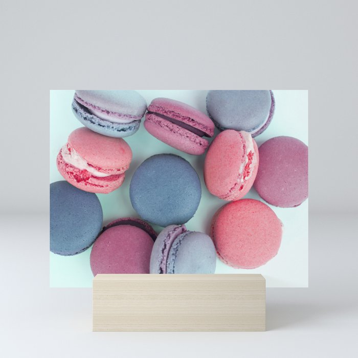 Berry Macarons Photograph Mini Art Print