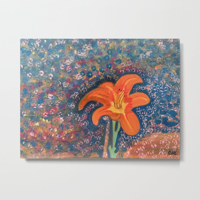 Song Of The Tiger Lily Metal Print