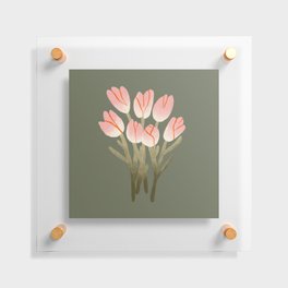 Tulip Drawing Floating Acrylic Print
