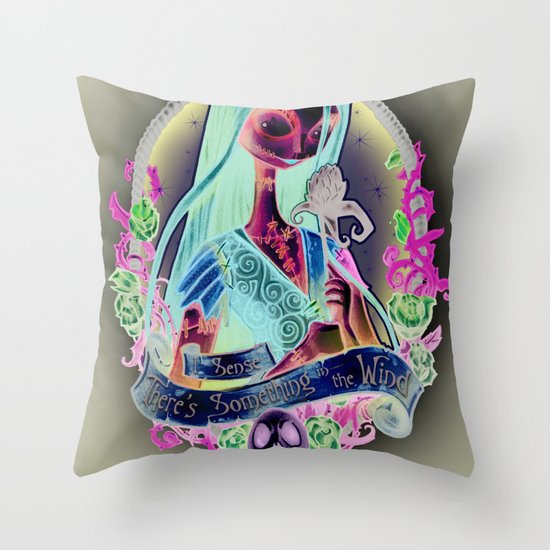 "Something In the Wind" Throw Pillow