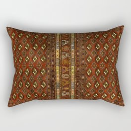 Traditional Heritage Moroccan Artwork Design D25 Rectangular Pillow