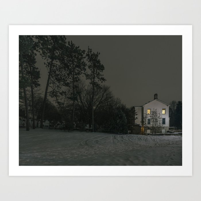 The House by the Cemetery Art Print