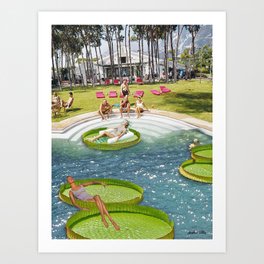 Poolside 2 Art Print