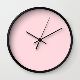 Strawberry Blonde Pink Wall Clock